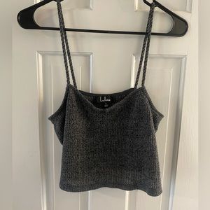 woven crop tank!
